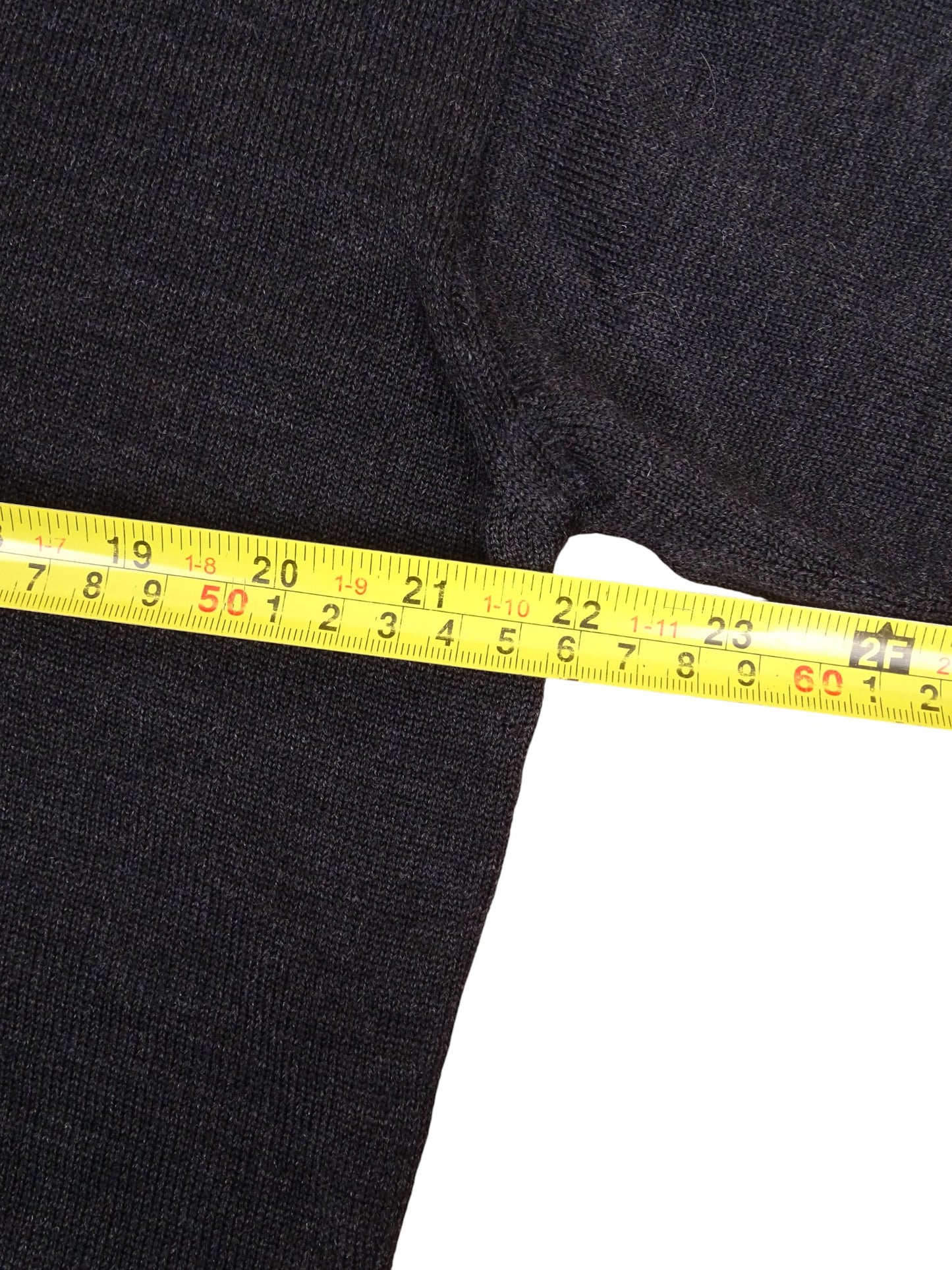 Burberry Pull Col V Gris M/L Homme