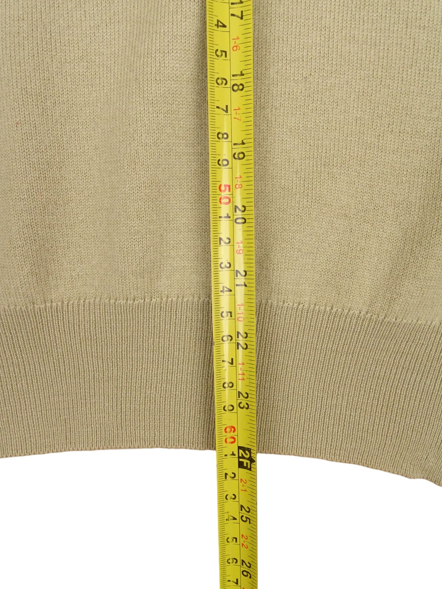 Burberry Pull Col Rond Beige Fin M Homme