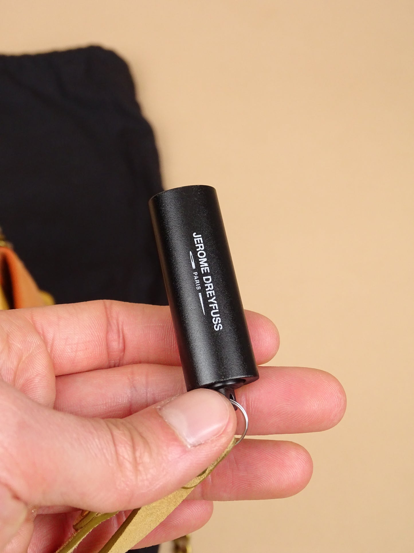 Sac Jérôme Dreyfuss "Lulu" Taille M à Bandoulière Femme Caviar Tabac