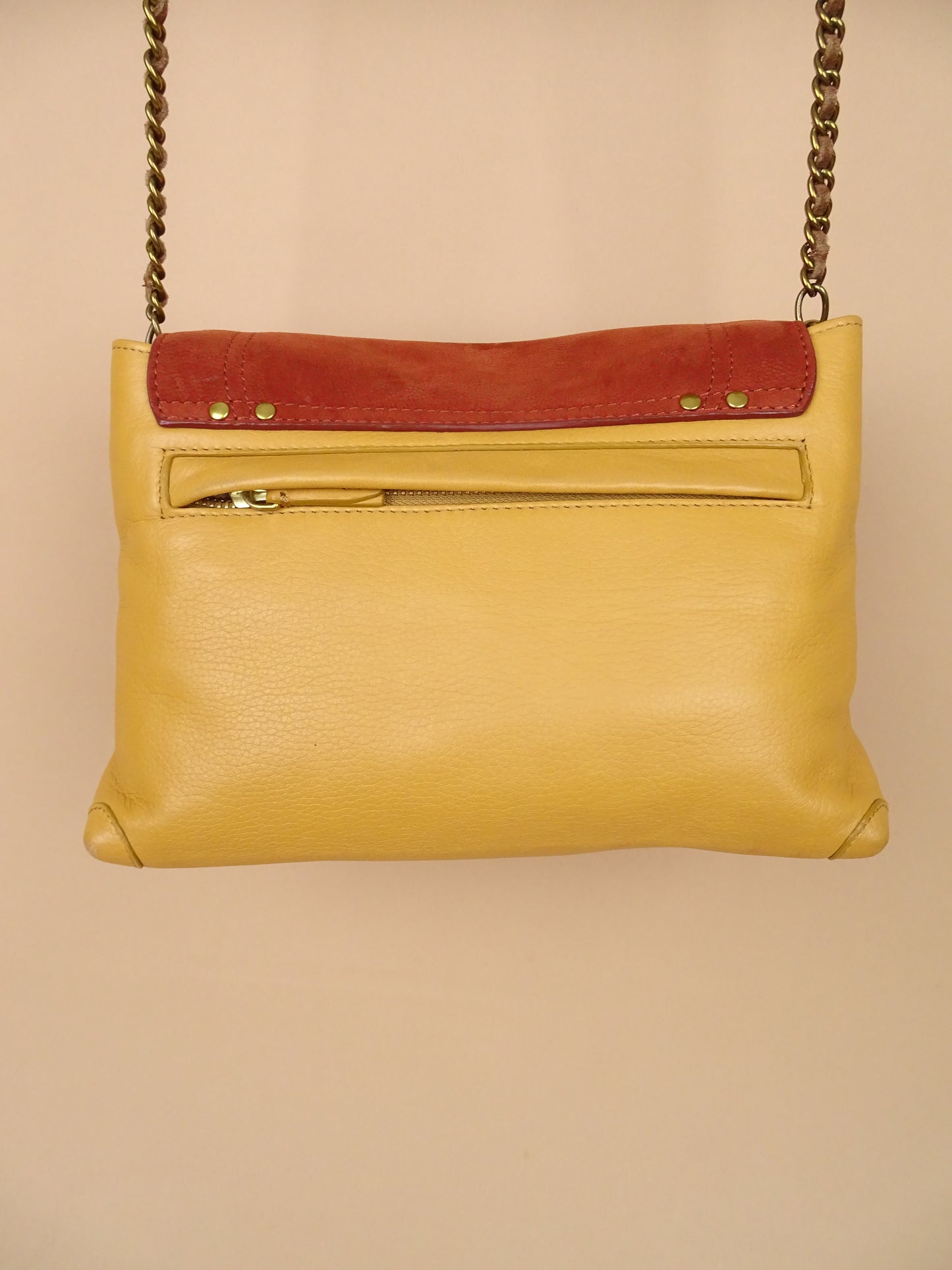 Sac Jérôme Dreyfuss "Lulu" Taille M à Bandoulière Femme Caviar Tabac