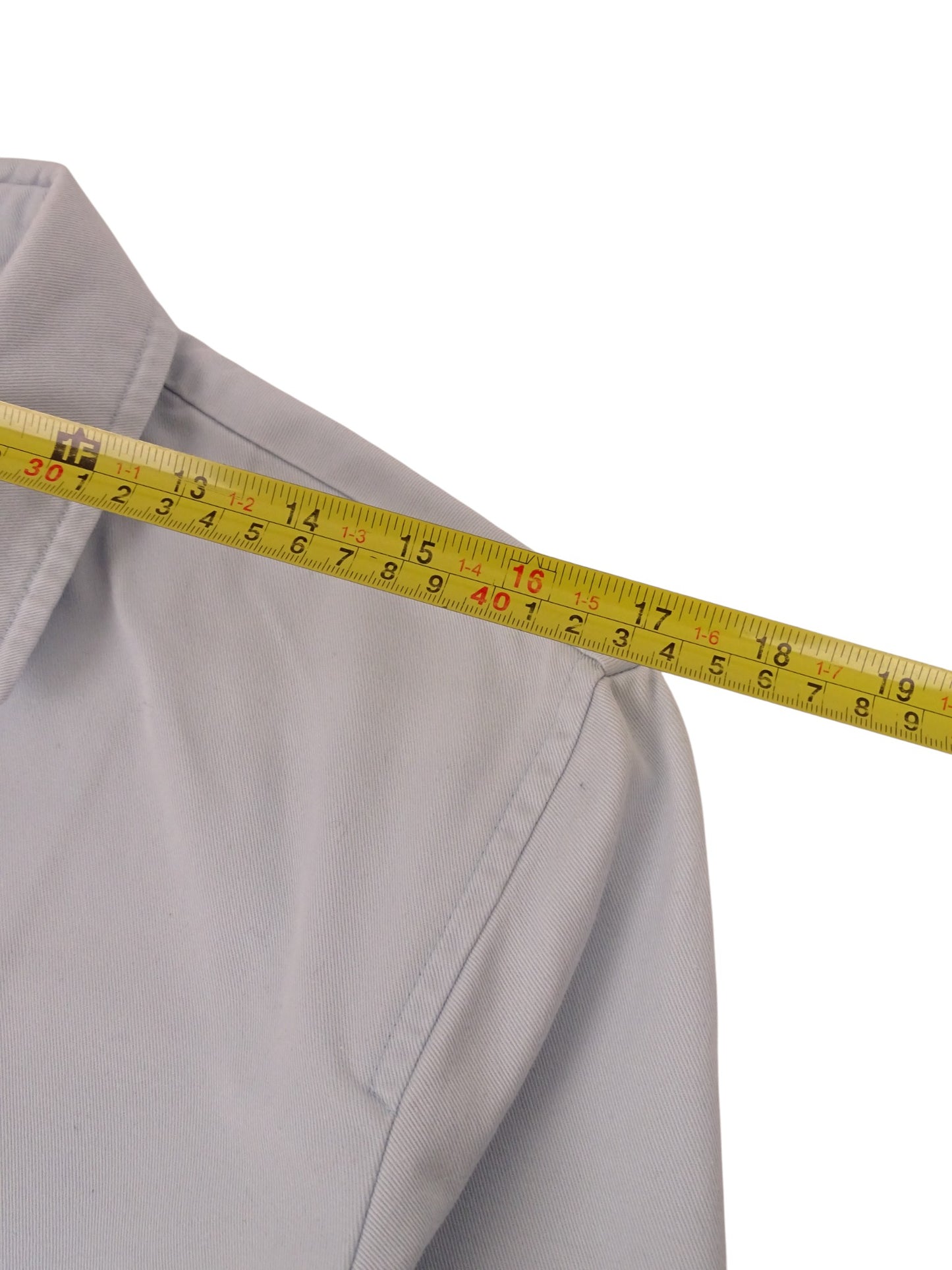 Burberry Veste Courte Bleu Clair Zippée À Col M Femme