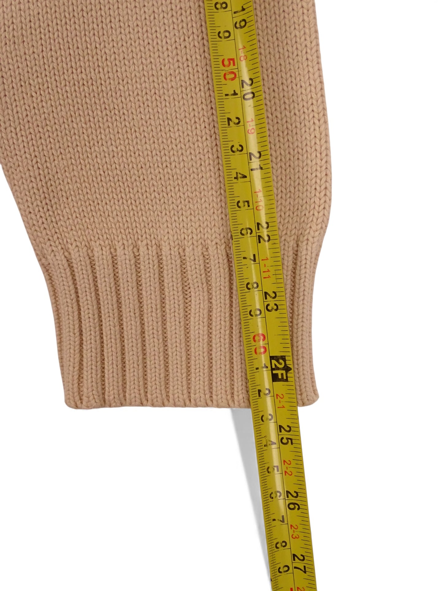 Burberry Sweat Zippé Beige Coton Full Zip XL Homme