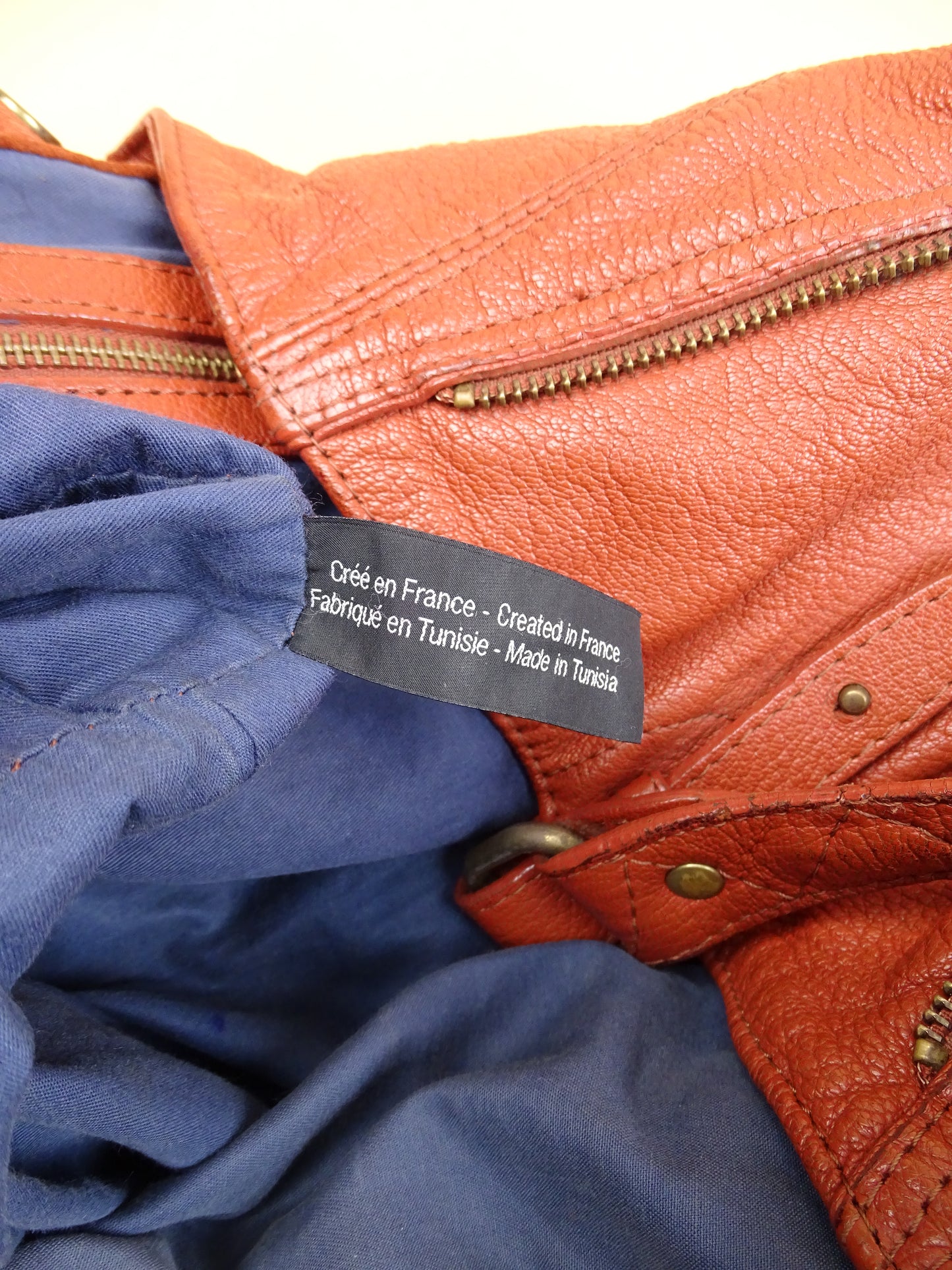 Sac Jérôme Dreyfuss "Max" Femme Couleur Cognac En Cuir