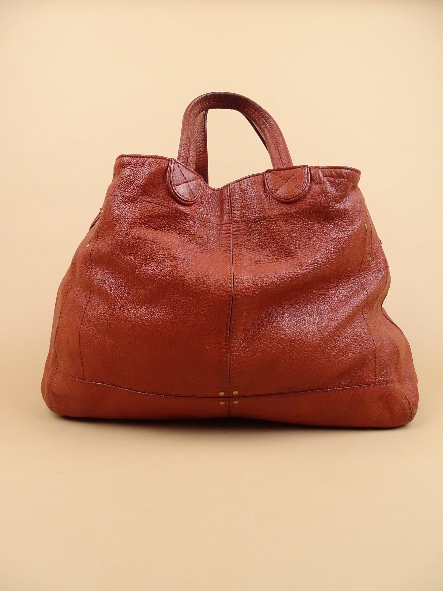 Sac Jérôme Dreyfuss "Max" Femme Couleur Cognac En Cuir
