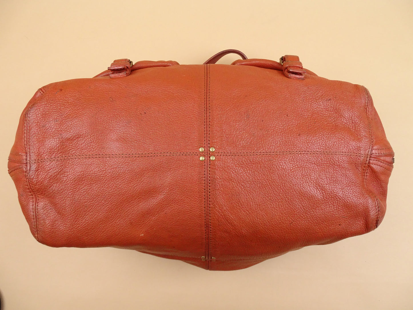 Sac Jérôme Dreyfuss "Max" Femme Couleur Cognac En Cuir