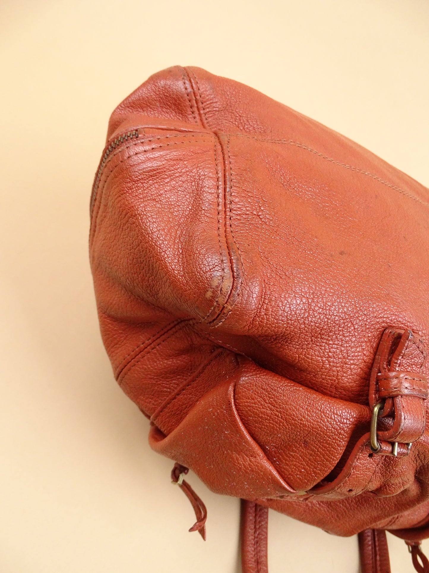 Sac Jérôme Dreyfuss "Max" Femme Couleur Cognac En Cuir