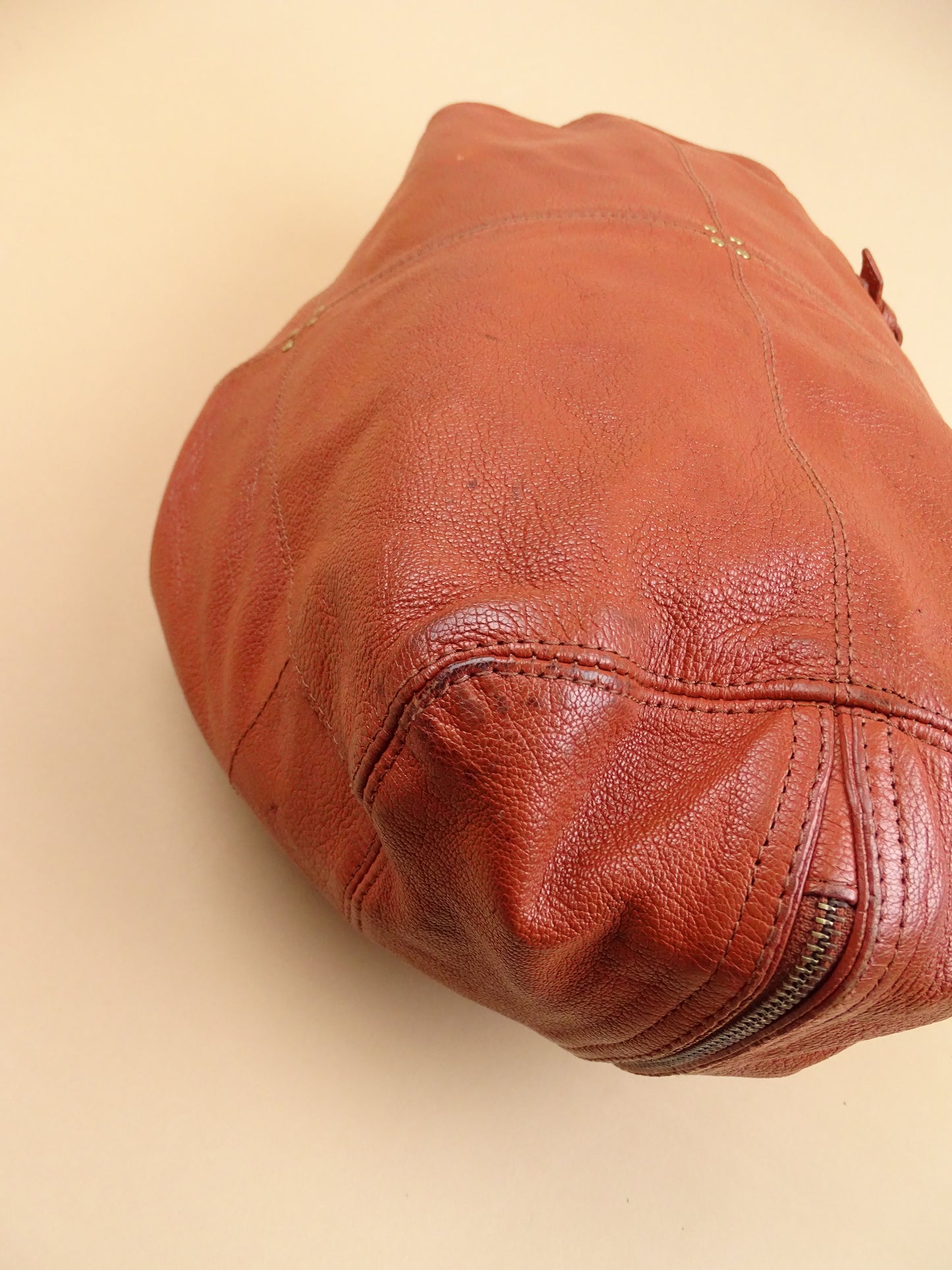 Sac Jérôme Dreyfuss "Max" Femme Couleur Cognac En Cuir