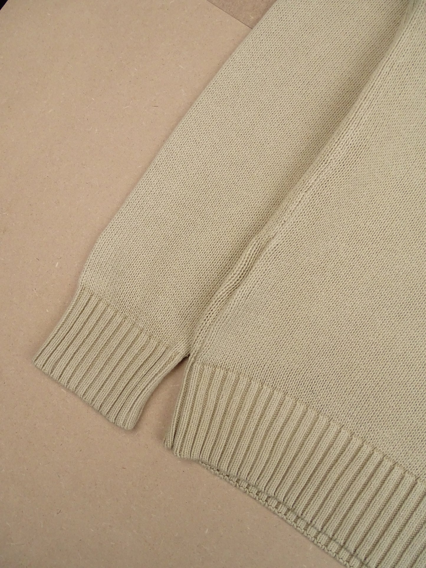 Pull Burberry Col Rond Homme Beige XL Homme Coton Acrylique