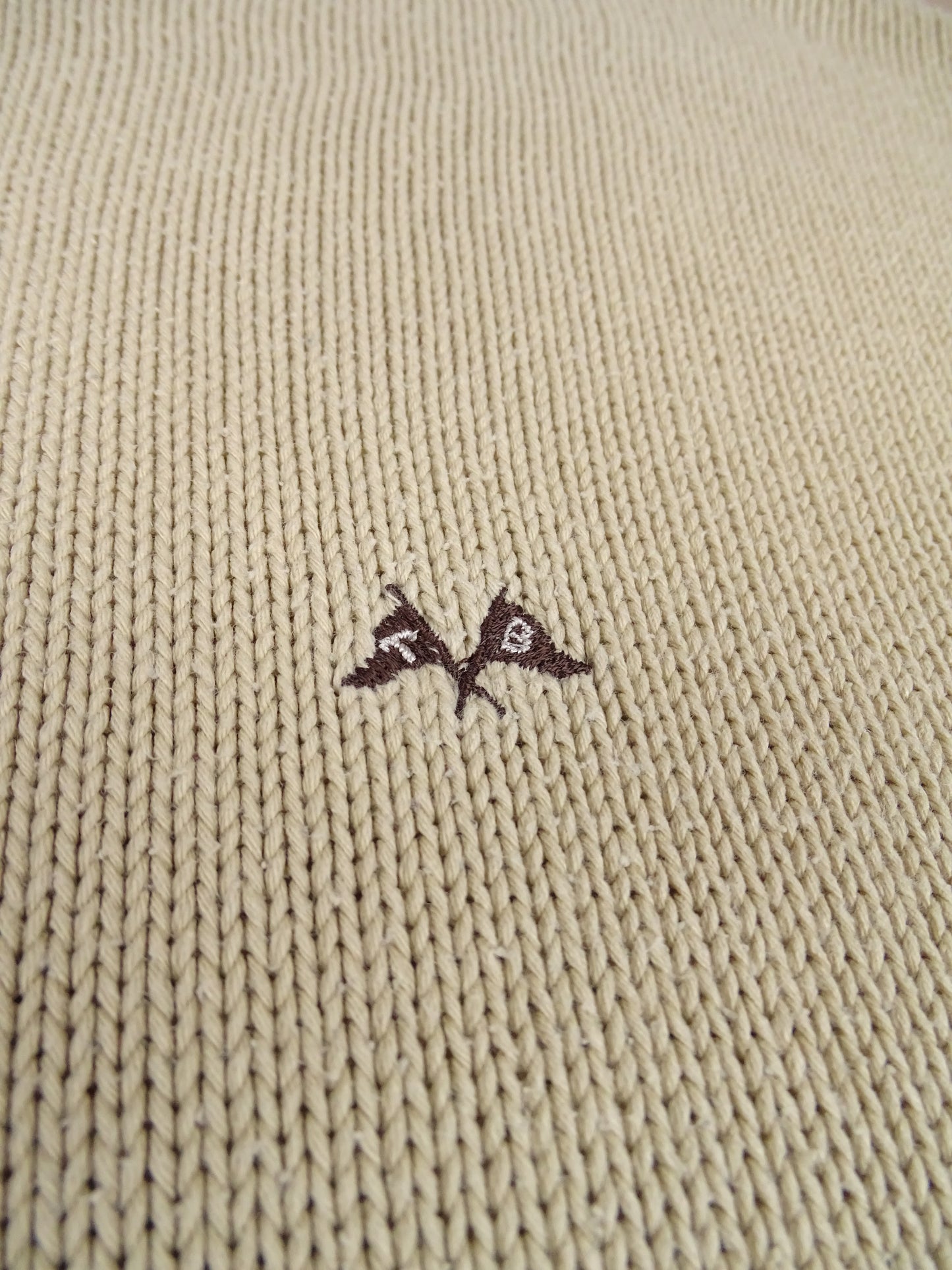 Pull Burberry Col Rond Homme Beige XL Homme Coton Acrylique