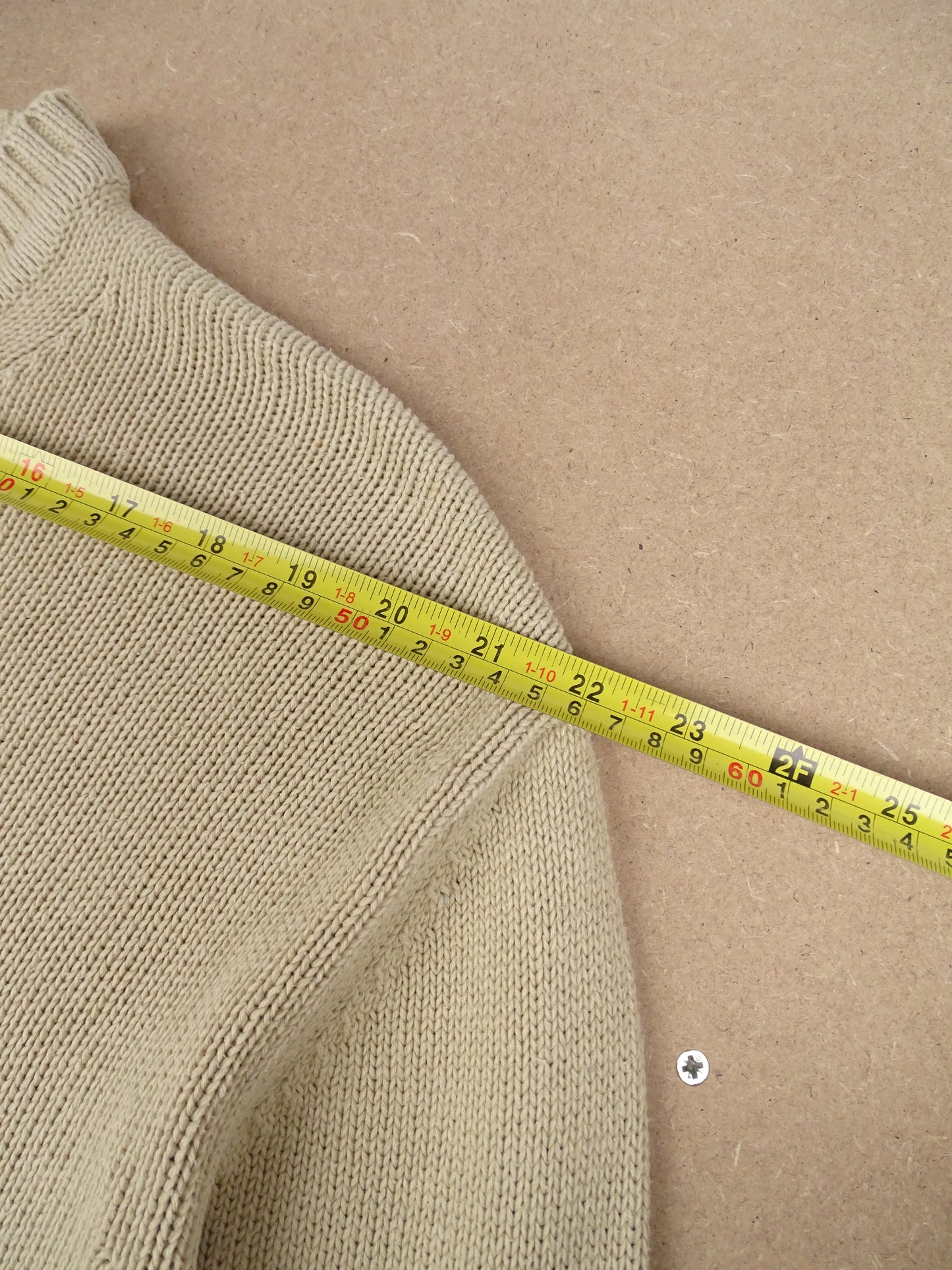 Pull Burberry Col Rond Homme Beige XL Homme Coton Acrylique