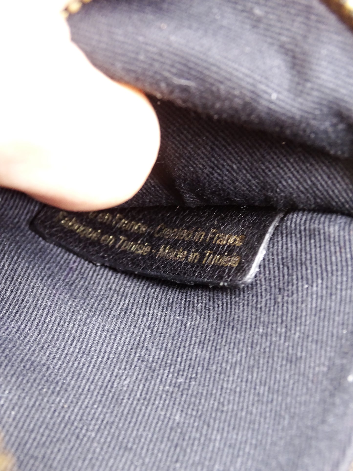 Jérôme Dreyfuss Pochette "Popoche Chèvre Lamé Champagne" Or S  Femme