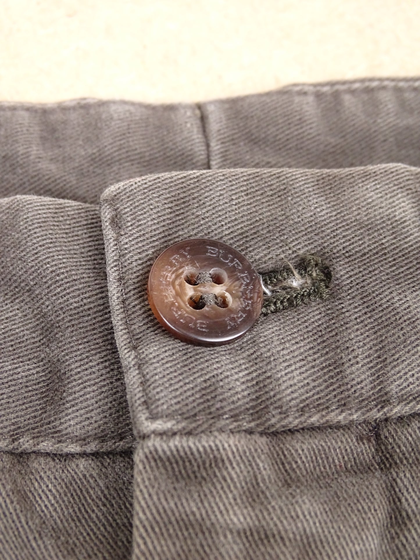 Pantalon Burberry Marron Taille M / 44 FR Homme