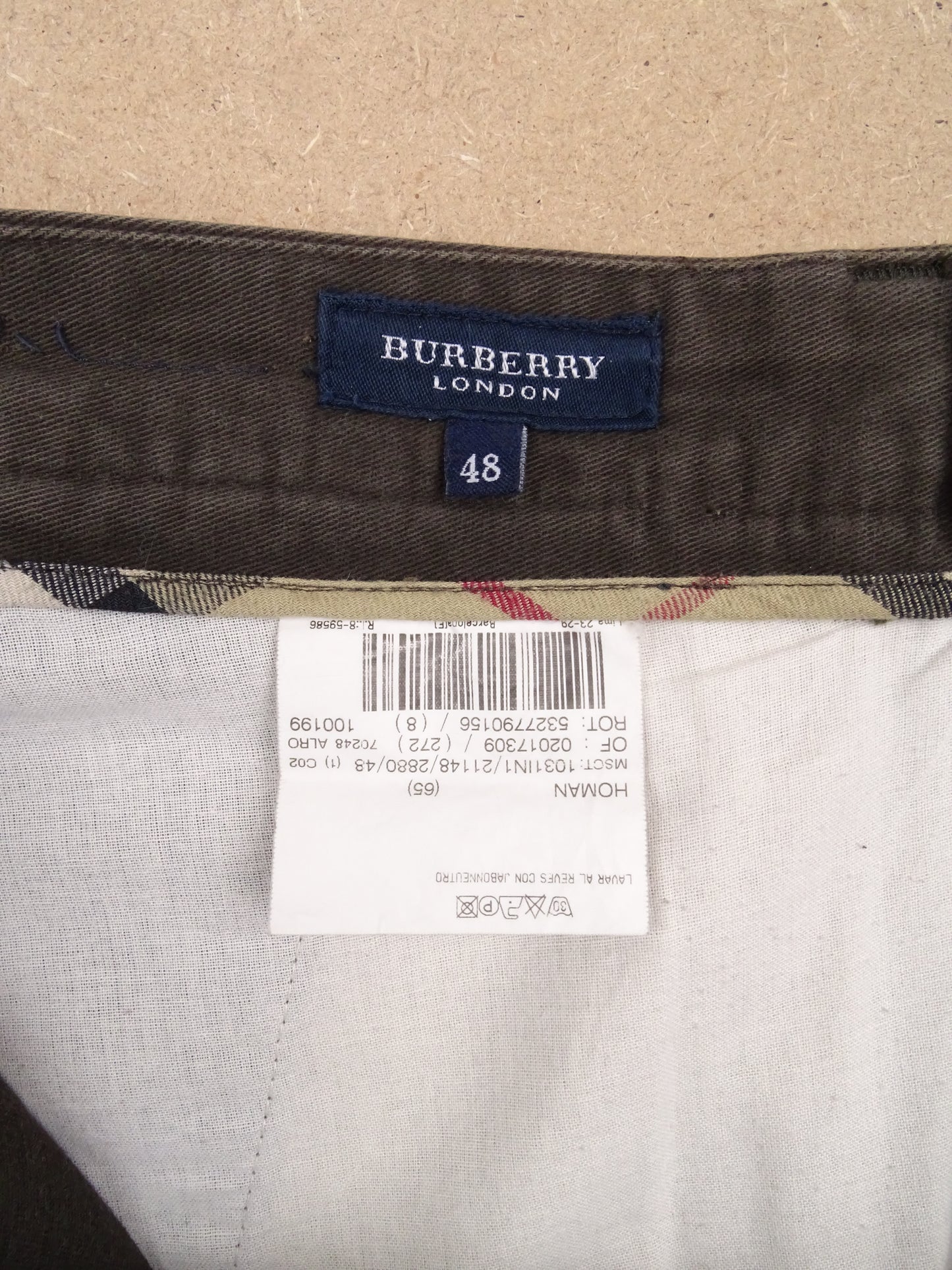 Pantalon Burberry Marron Taille M / 44 FR Homme