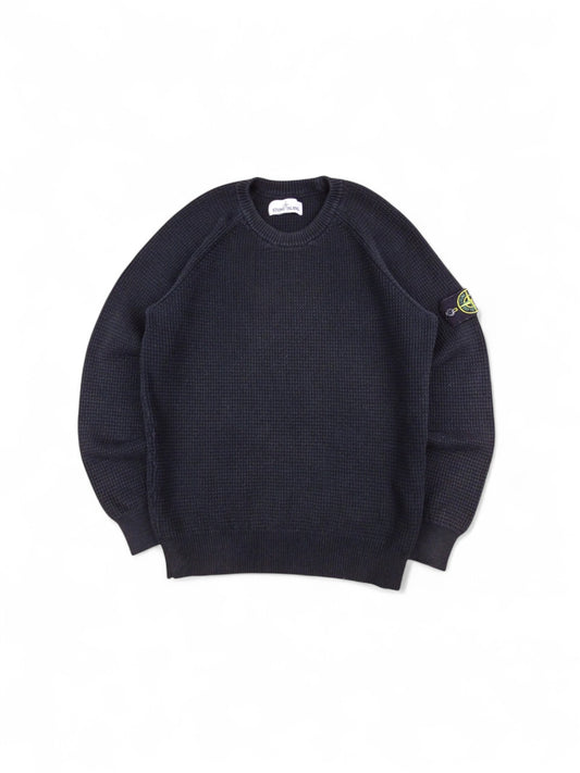 Pull Stone Island Noir L Homme 80% Coton