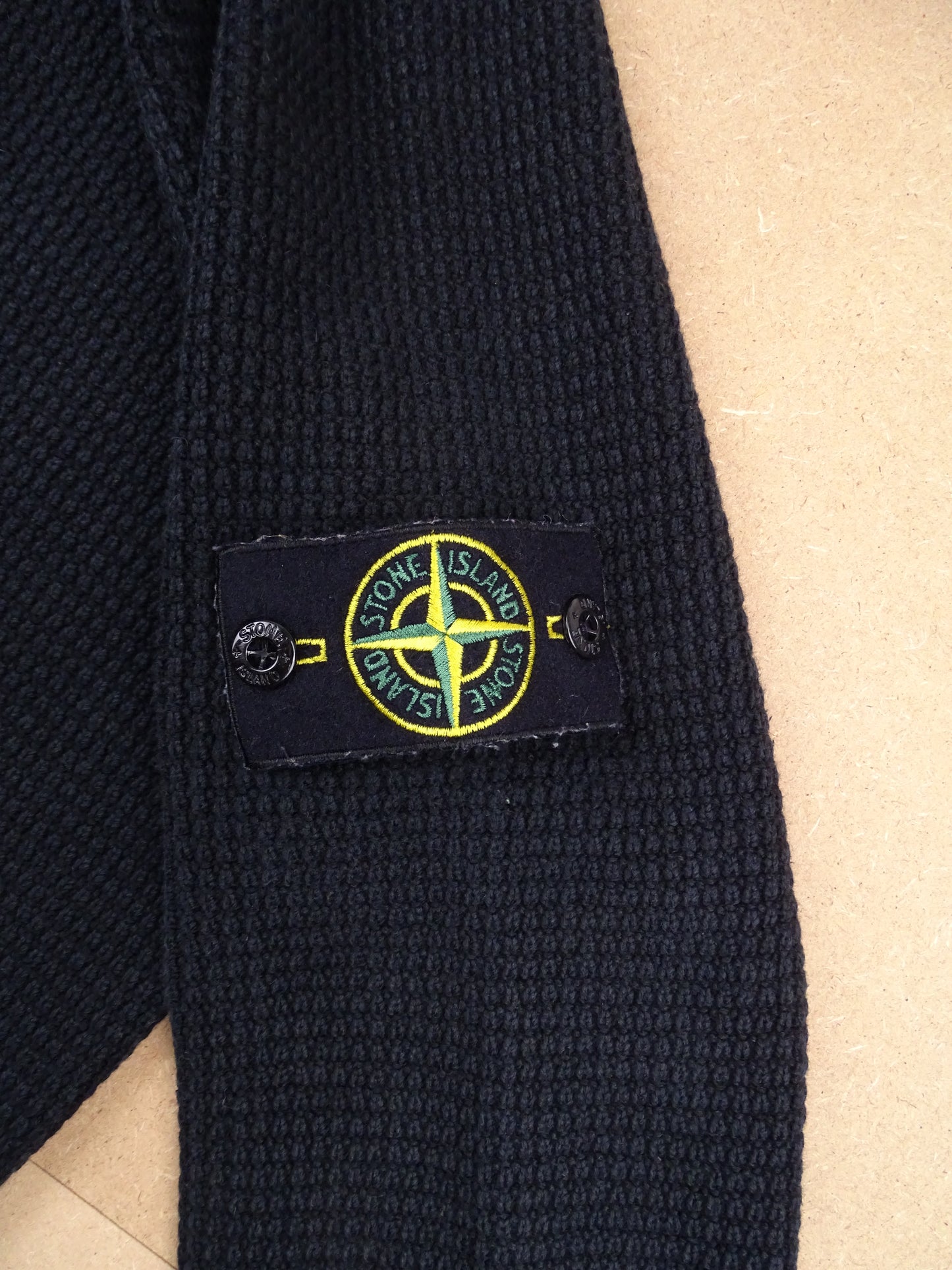 Pull Stone Island Noir L Homme 80% Coton