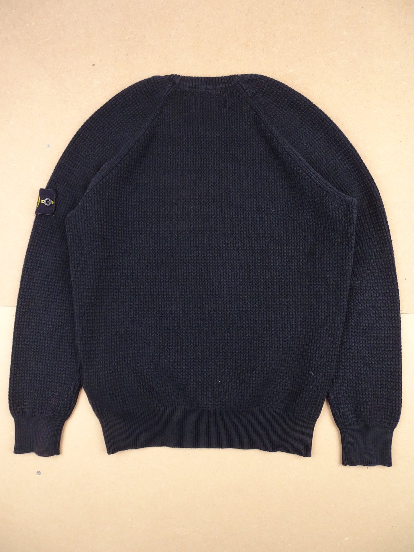 Pull Stone Island Noir L Homme 80% Coton