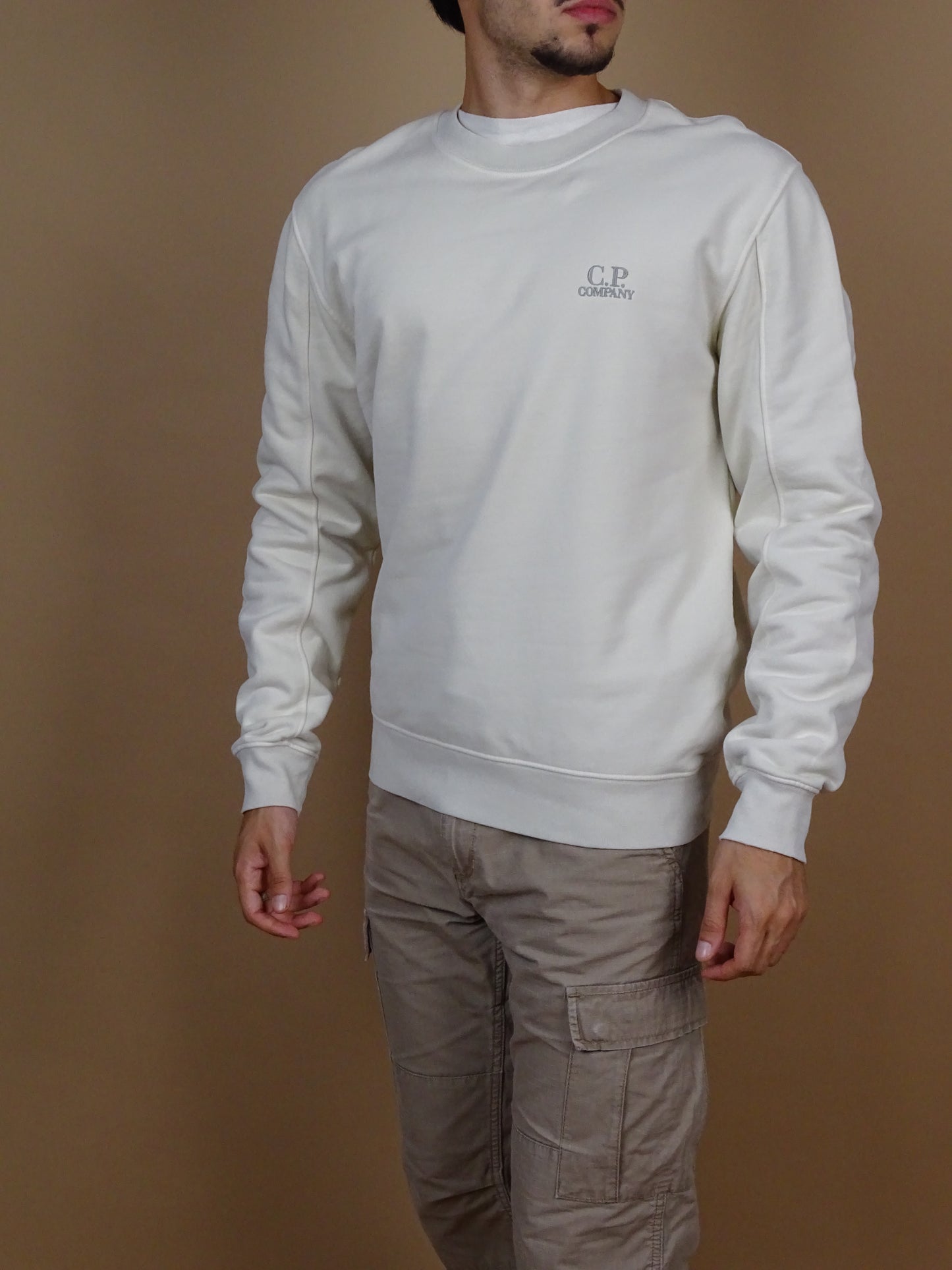Pull C.P. Company Beige/Crème S « Resist Dyed »