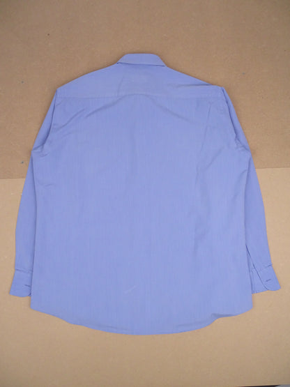 Chemise Burberry Bleue Logo Brodé L Homme
