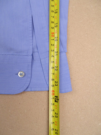 Chemise Burberry Bleue Logo Brodé L Homme