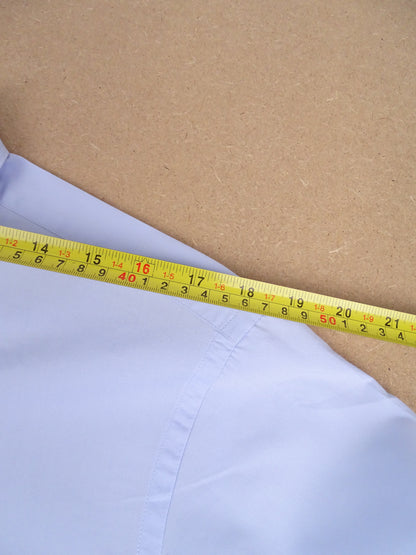 Chemise Burberry Bleue Logo Brodé L Homme