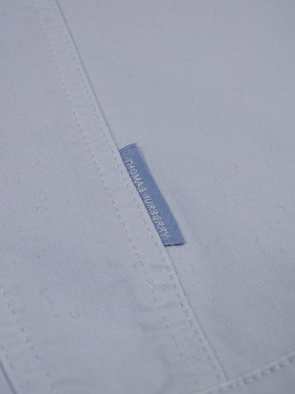 Veste Burberry Coton Bleu Clair M Femme