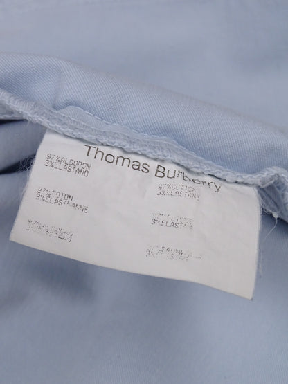Veste Burberry Coton Bleu Clair M Femme