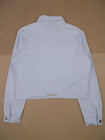 Veste Burberry Coton Bleu Clair M Femme