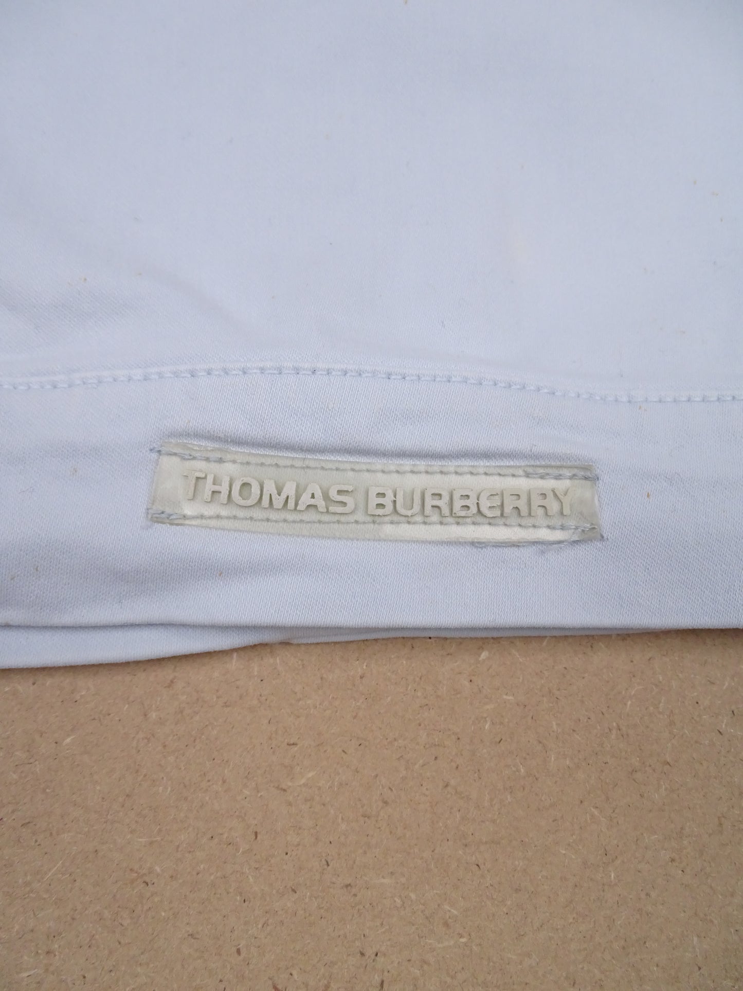 Veste Burberry Coton Bleu Clair M Femme