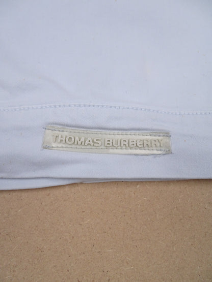 Veste Burberry Coton Bleu Clair M Femme