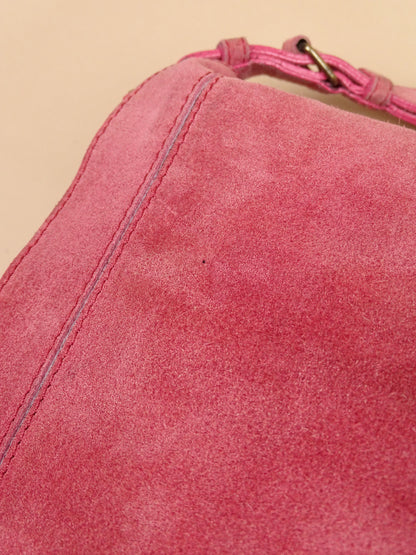 Sac Jérôme Dreyfuss "Albert" Rose Daim Femme Bandoulière