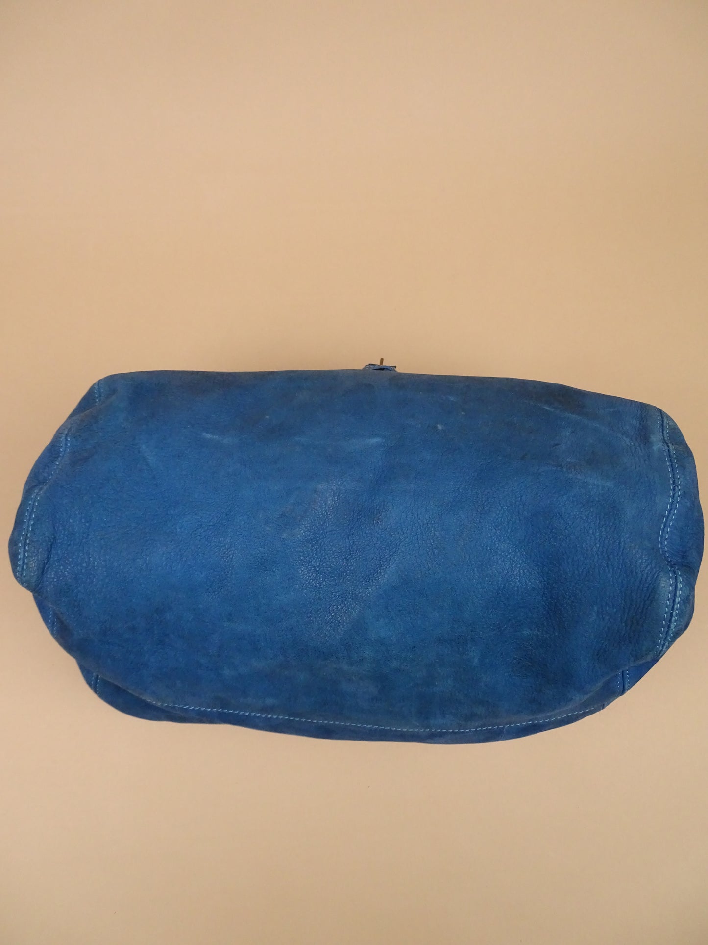 Sac Jérôme Dreyfuss "Billy" M Bleu Cuir Doux