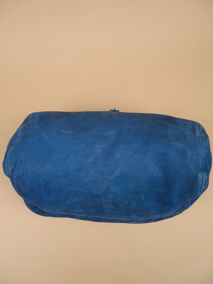 Sac Jérôme Dreyfuss "Billy" M Bleu Cuir Doux