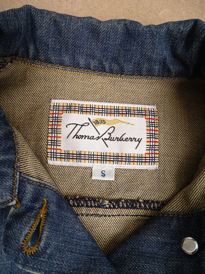Veste Burberry En Jean Bleu S Femme