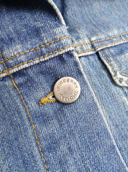 Veste Burberry En Jean Bleu S Femme