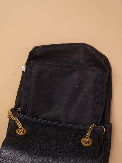 Sac Polène Numéro 1 Mini Noir Cuir Daim Bandoulière