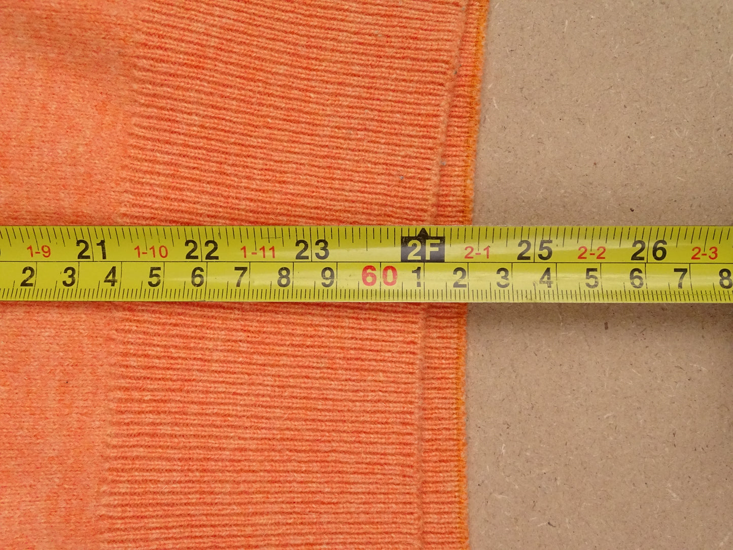 Pull Burberry Orange Col Rond M Homme Laine