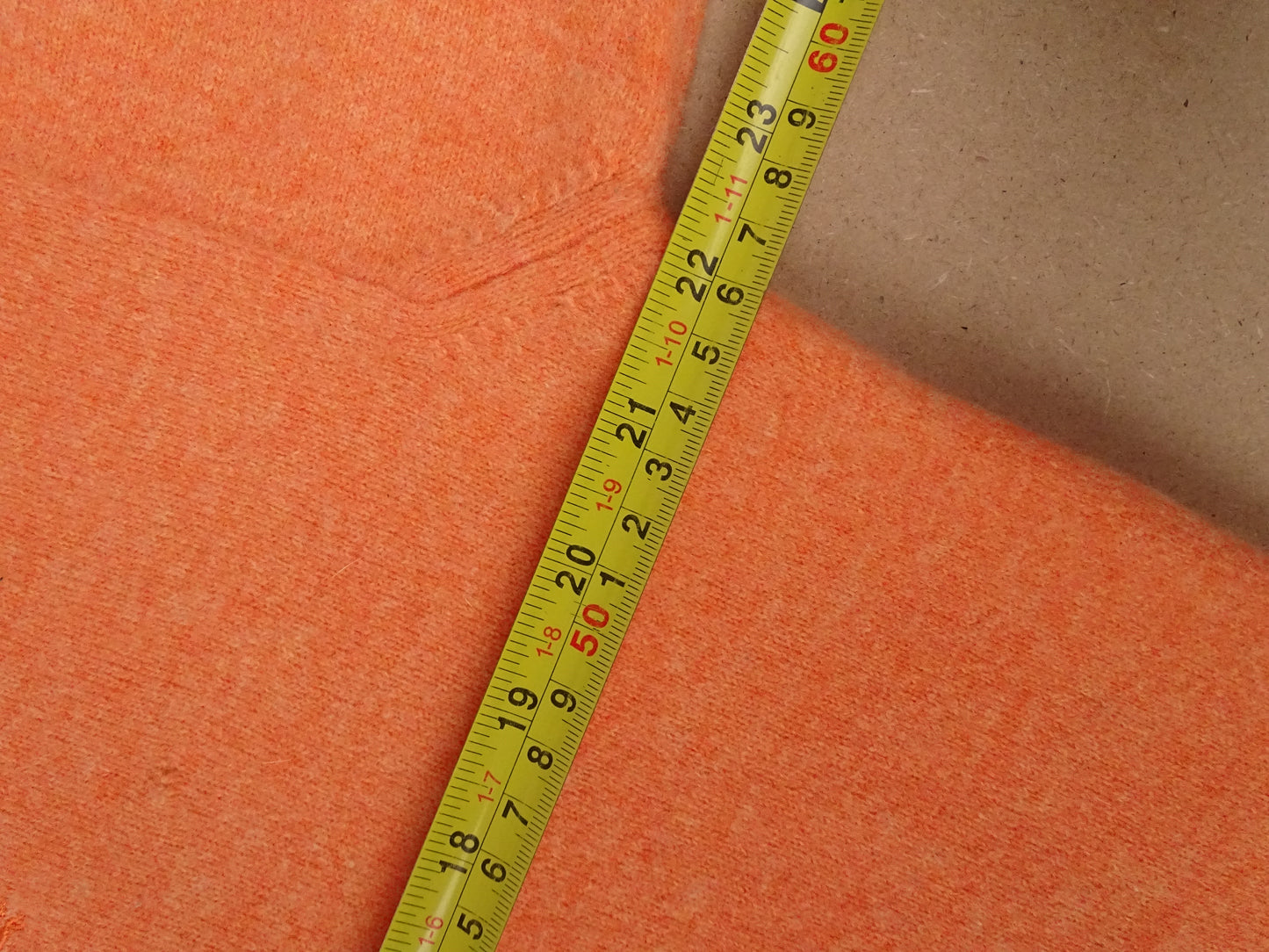 Pull Burberry Orange Col Rond M Homme Laine