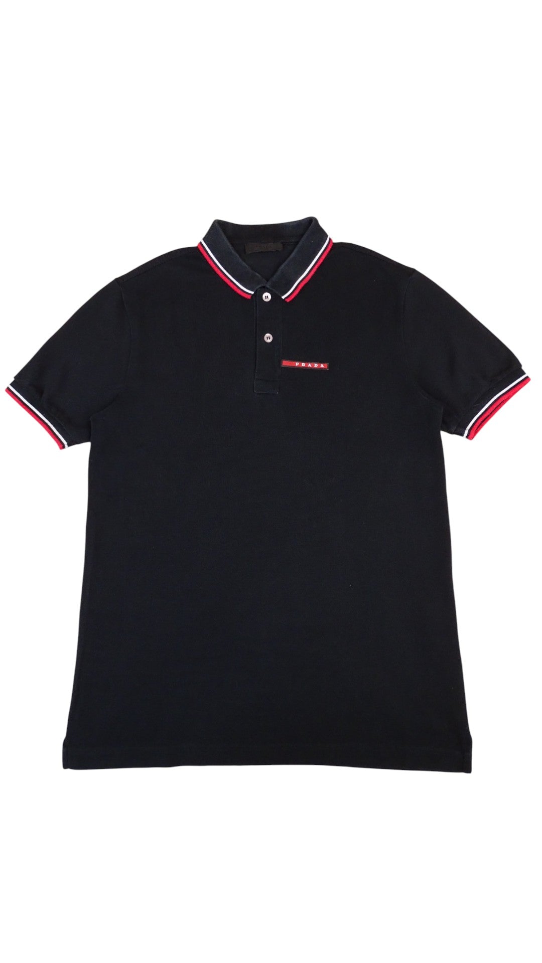 Polo Prada Coton Noir M Homme