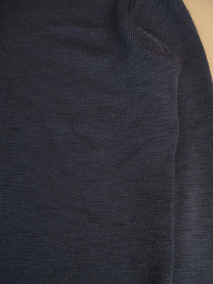 Stone Island Pull Laine Gris Poche M Homme