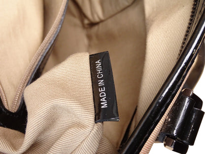 Burberry Sac Kaba Tartan Beige À Main Épaule Femme