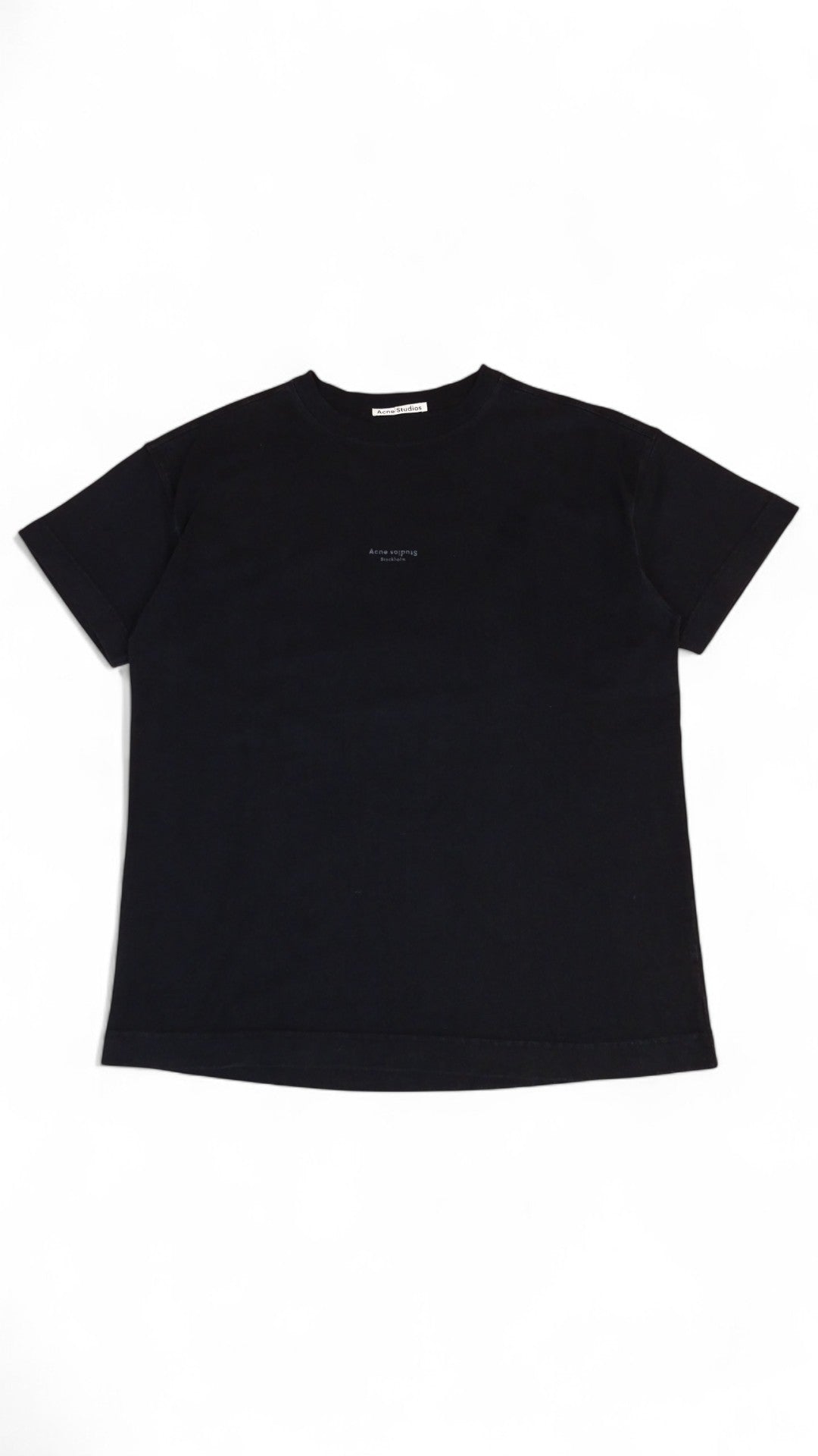 T-shirt Noir Acne Studios Oversize Coton L Homme