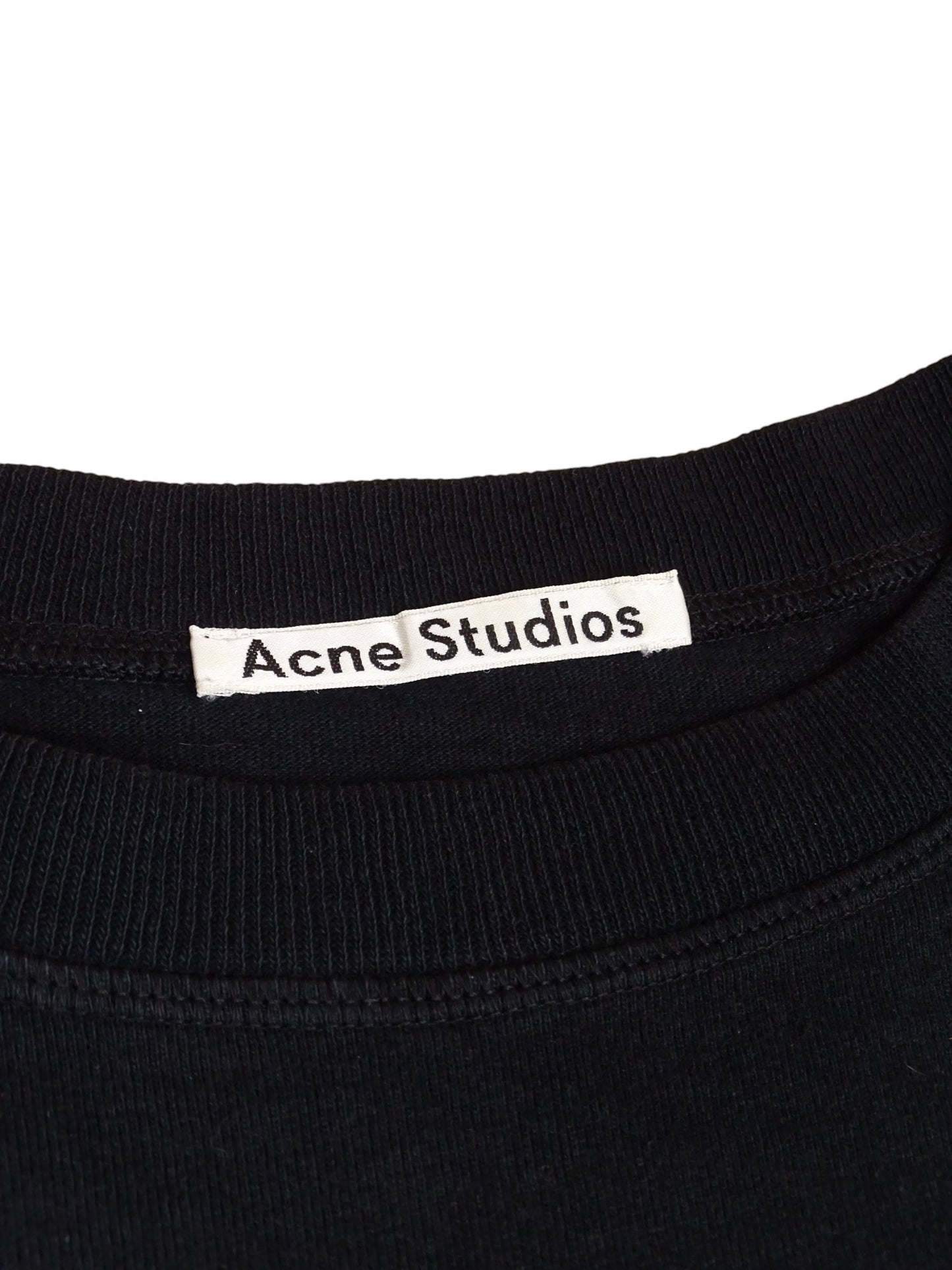 T-shirt Noir Acne Studios Oversize Coton L Homme