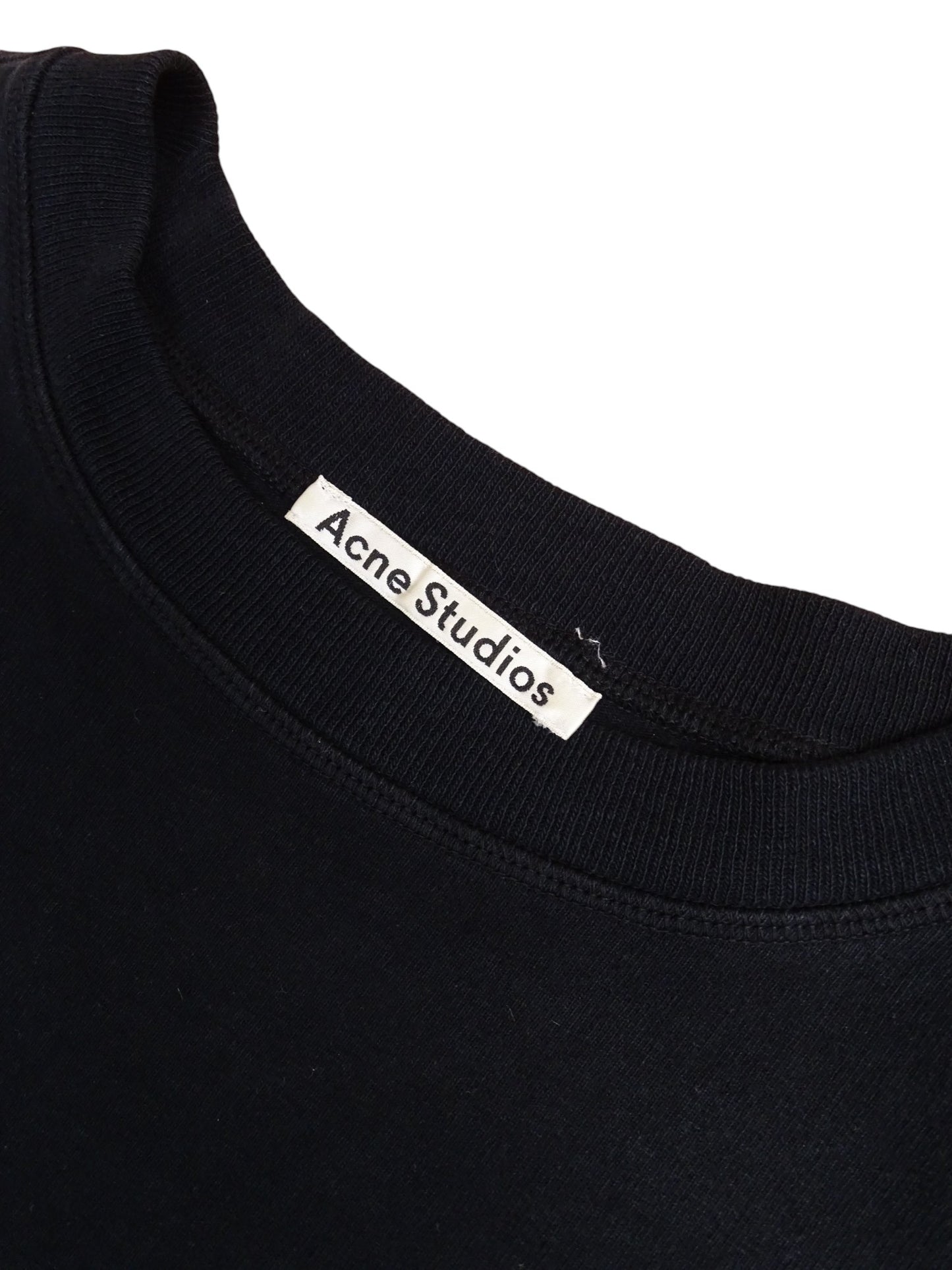 T-shirt Noir Acne Studios Oversize Coton L Homme