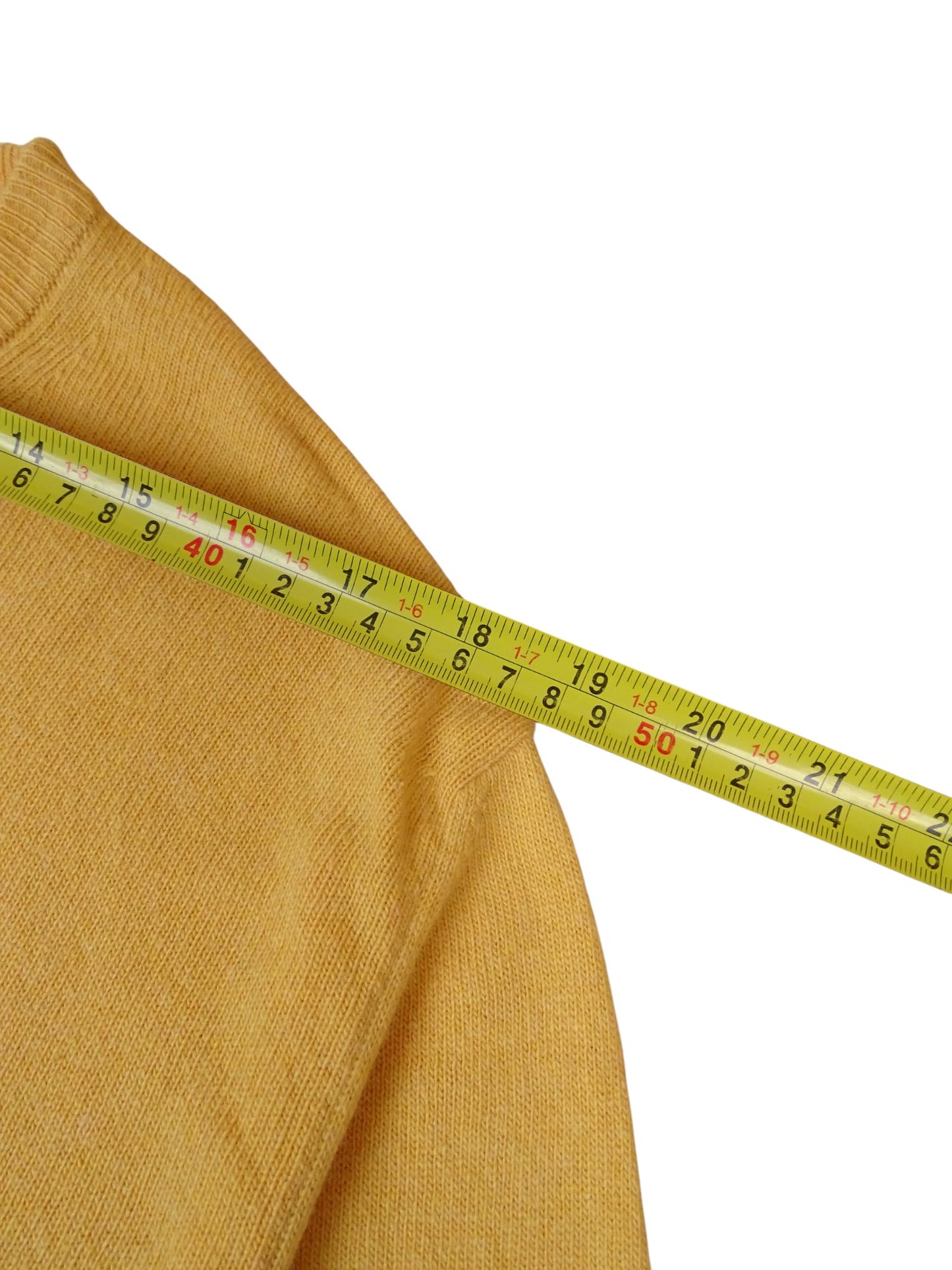 Pull Jaune Burberry Col Rond Coton M Homme