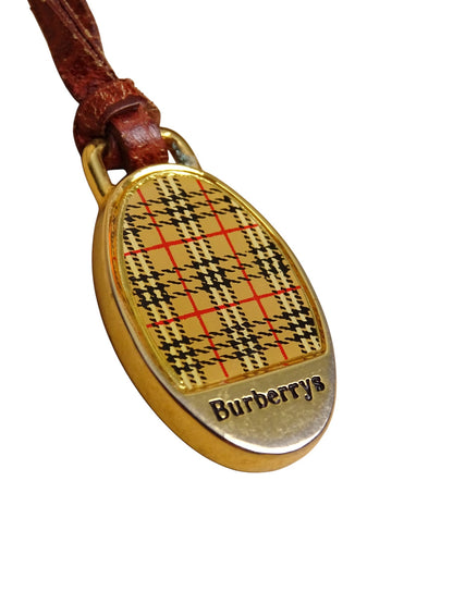 Sacoche Vintage En Cuir Burberry Années 70/80