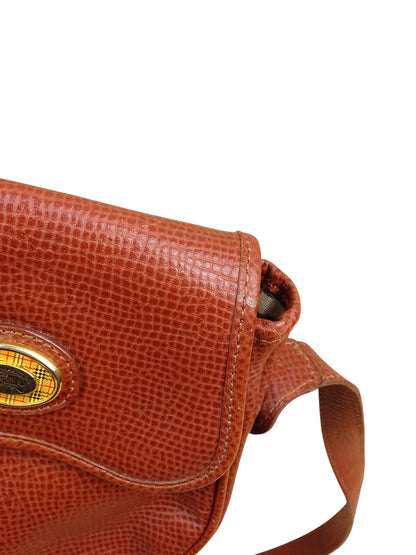 Sacoche Vintage En Cuir Burberry Années 70/80