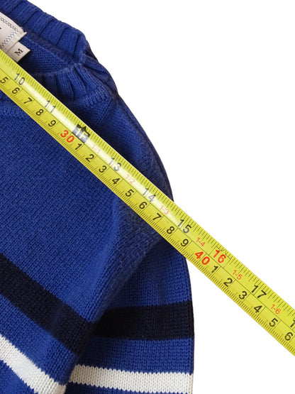 Burberry Pull Bleu Coton Rayures M Homme
