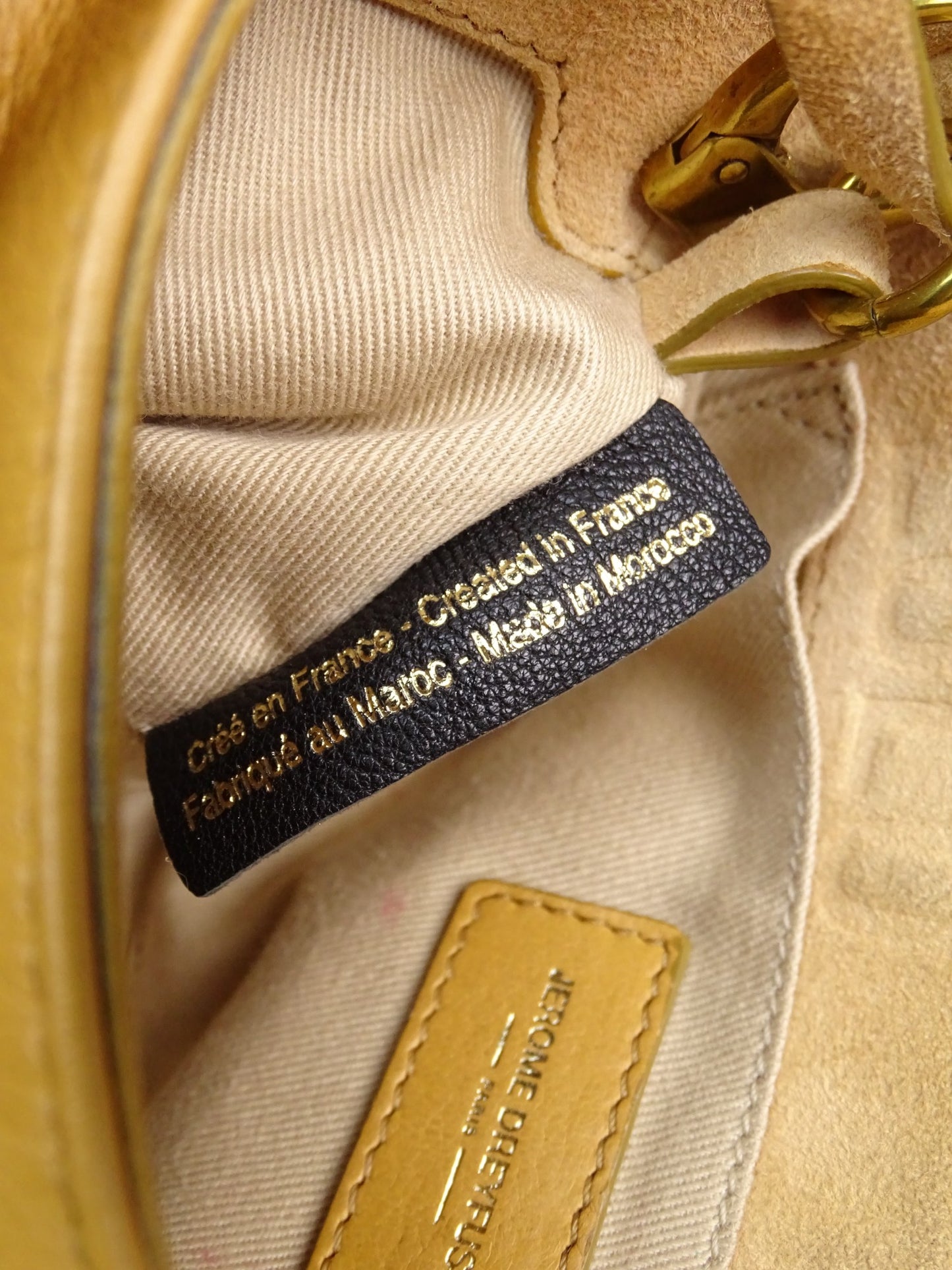 Jérôme Dreyfuss Sac "Lulu S" Mimosa Cuir Vachette Femme