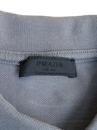 Prada Polo Gris Coton M Homme