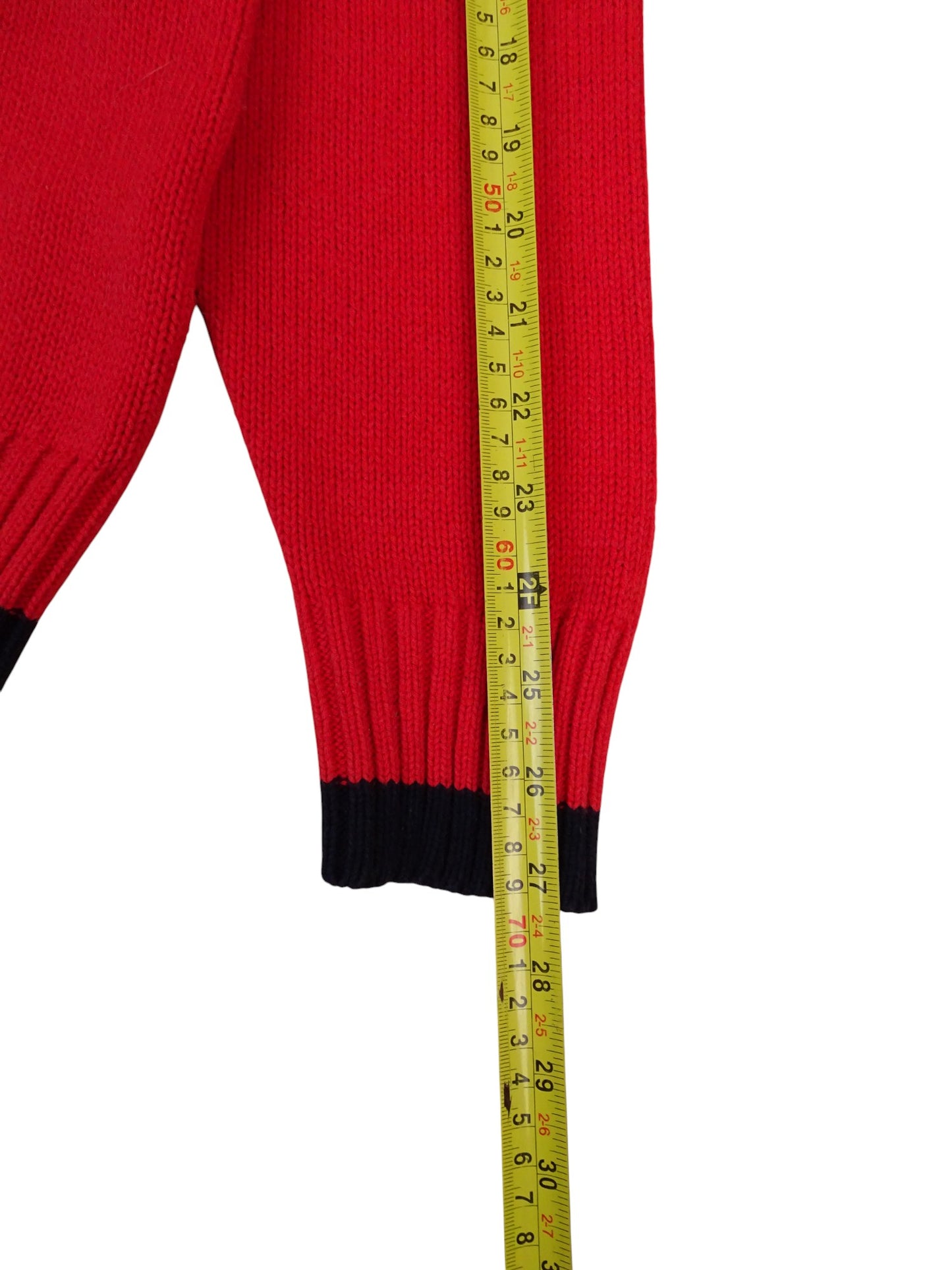 Burberry Pull Demi-Zip Rouge M Homme